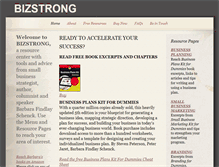 Tablet Screenshot of bizstrong.com